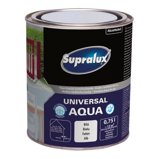 SUPRALUX AQUA SELYEMFÉNYŰ ZOMÁNCFESTÉK 0,75L SÁRGA