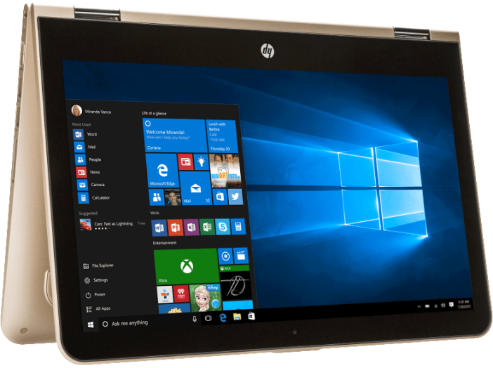 x360 Y7W35EA notebook (15,6" Full HD/Core i3/4GB/500 GB + 8GB SSD/Windows 10)