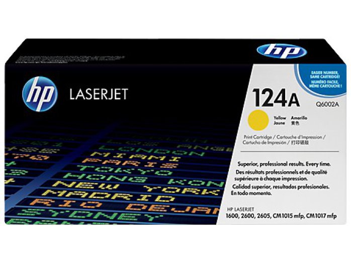 HP Q6002A (124A Y) eredeti toner sárga