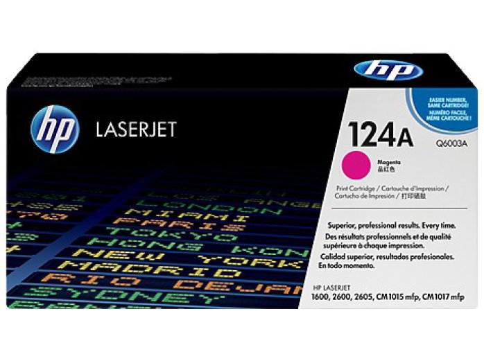 HP Q6003A (124A M) eredeti toner piros