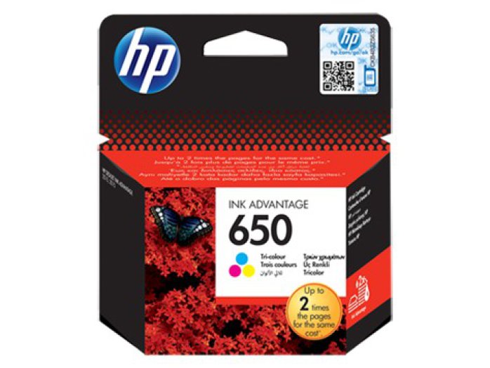 HP CZ102AE (No. 650C) eredeti patron színes