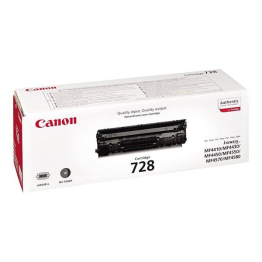 Canon CRG-728 (CRG728) eredeti toner fekete