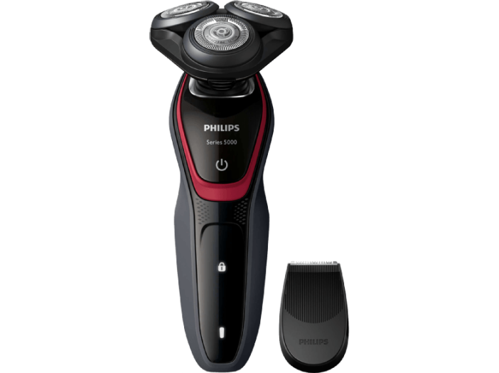 S5130/06 férfi borotva, fekete/piros