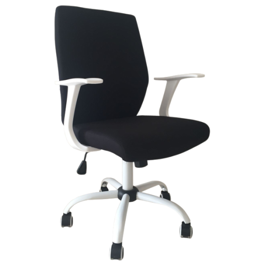 MICRO IRODAI FORGÓSZÉK, 62,5X62X93-103CM, MAX.100KGFEKETE