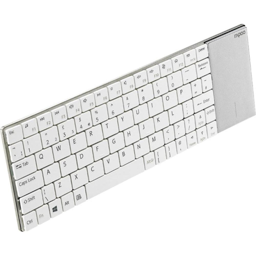 Rapoo E2710 billentyűzet fehér ,touchpaddal