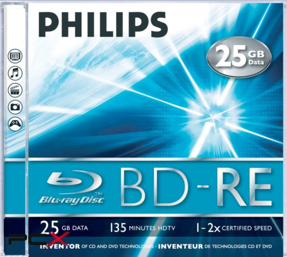 Philips BD-RE25 25Gb 2x RW Blu-Ray
