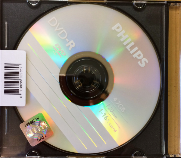 Philips DVD-R slim 16x gyárt. írható DVD