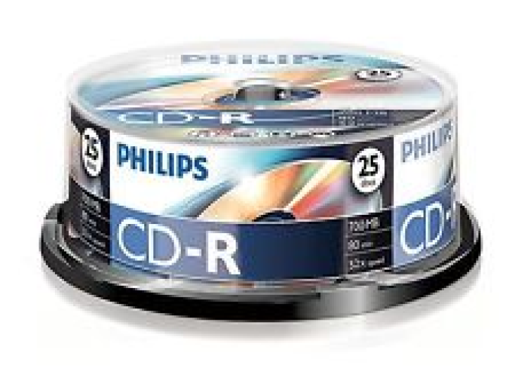 Philips CD-R80*25 nyomtatható