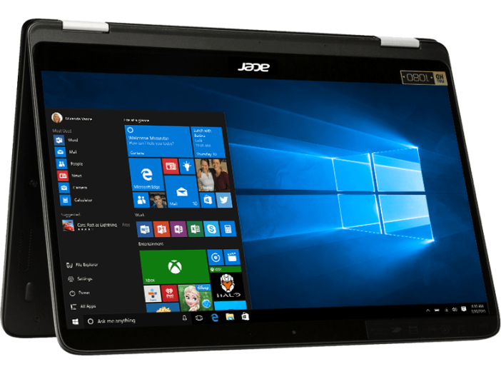 Spin SP714-51 notebook NX.GKPEU.001 (14" FULL HD/Core i7/8GB/256 GB SSD/Windows 10)