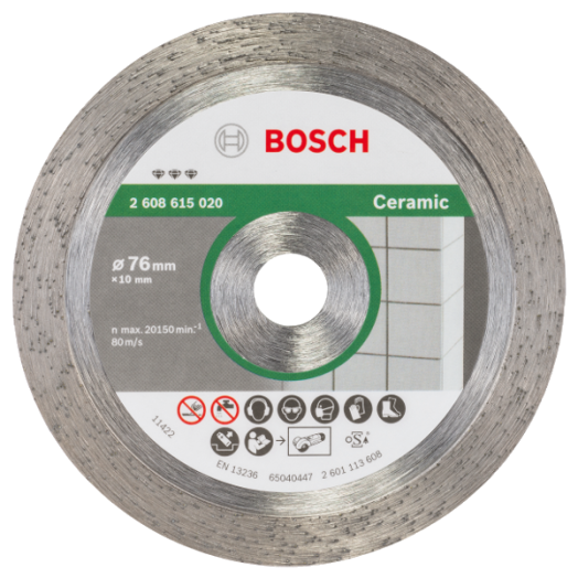 BOSCH GYÉMÁNT VÁGÓTÁRCSA 76MM