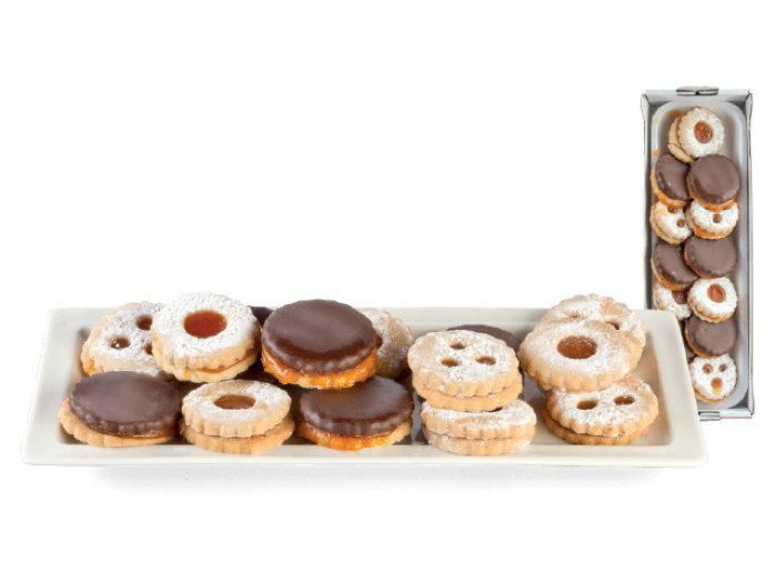 Kis linzer, ischler vegyes teasütemény