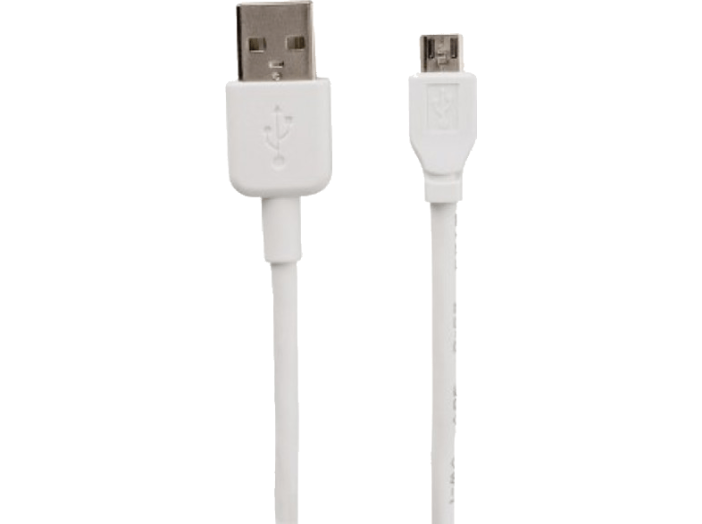 Micro USB fehér adatkábel 1,5m (123563)