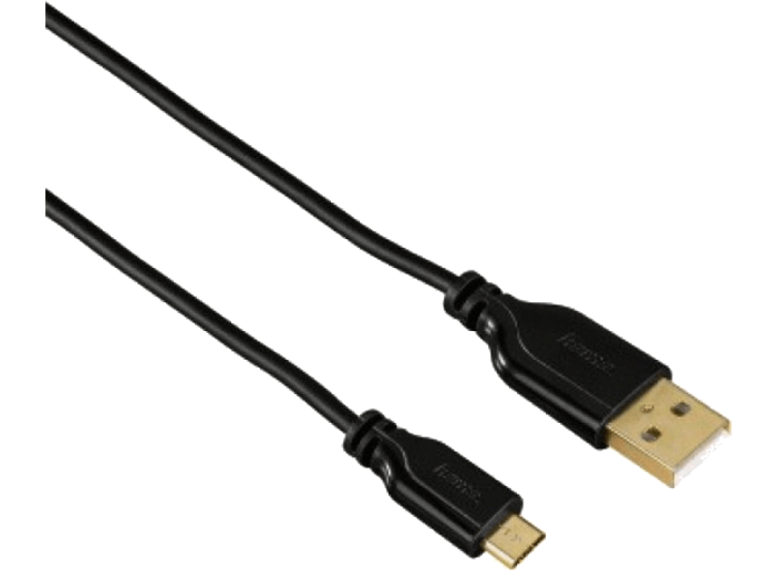 Micro USB fekete adatkábel 0,75m (135700)