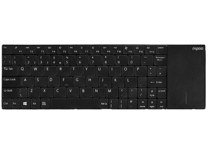 E2710 fekete vezeték nélküli billentyűzet, touchpad (157233)