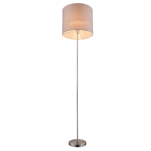 PACO ÁLLÓLÁMPA NIKKEL MATT E27 60W D:40CM H:160CM KAPCSOLÓVAL