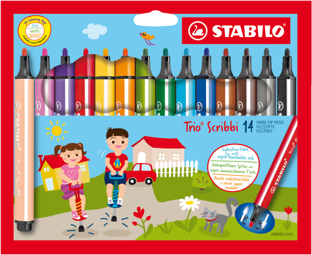 STABILO Trio Scribbi filctoll