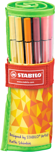 Stabilo Pen 68 filctoll klt. Fan Edition 25 db-os