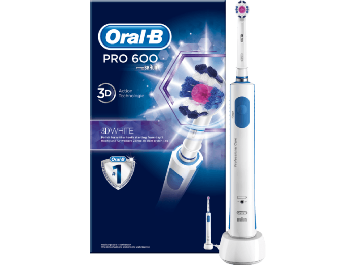 Pro600 3D White elektromos fogkefe fejjel