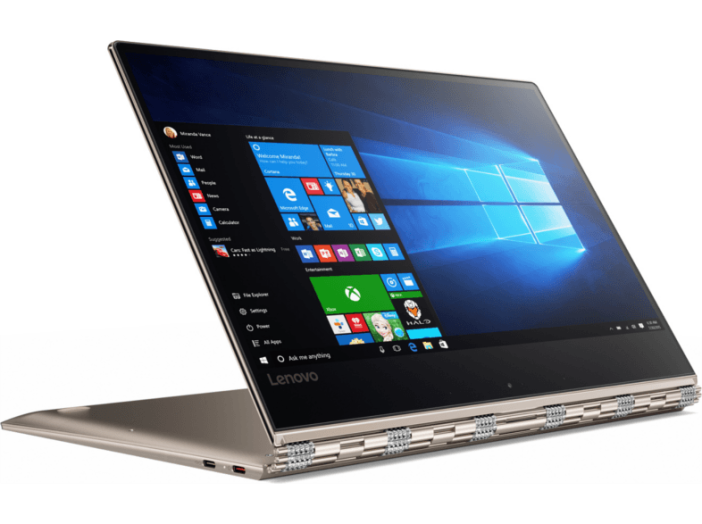 Yoga 910 arany 2in1 eszköz 80VF00CLHV (13,9" Full HD IPS touch/Core i5/8GB/256GB SSD/Windows 10)