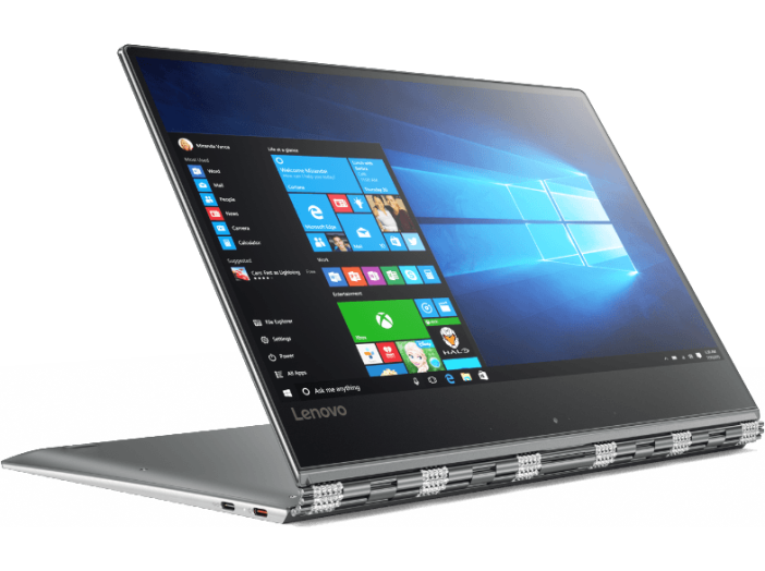 Yoga 910 ezüst 2in1 eszköz 80VF00CMHV (13,9" Full HD IPS touch/Core i5/8GB/256GB SSD/Windows 10)