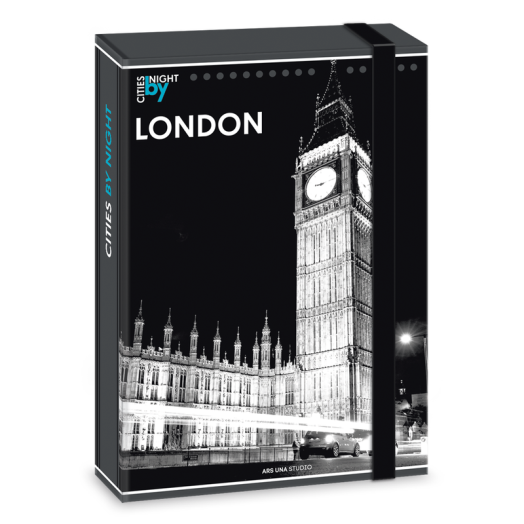 Cities-London by night füzetbox A/5