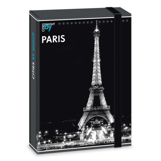 Cities-Paris by night füzetbox A/5