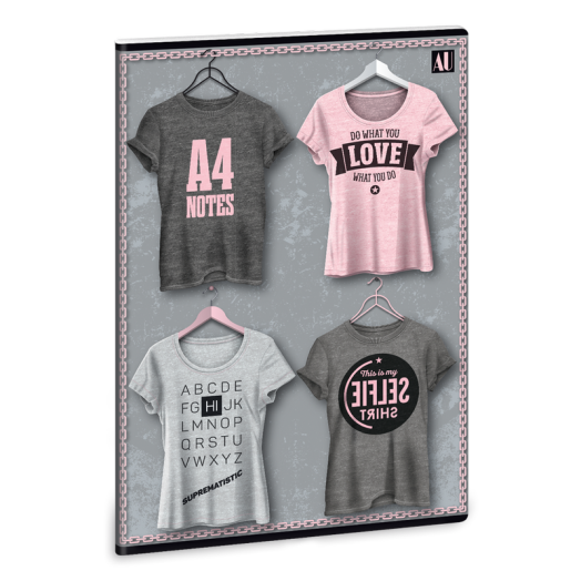 Shirt 1 füzet A/4 sima