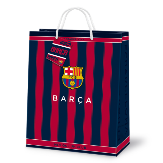 Barcelona nagy díszzacskó