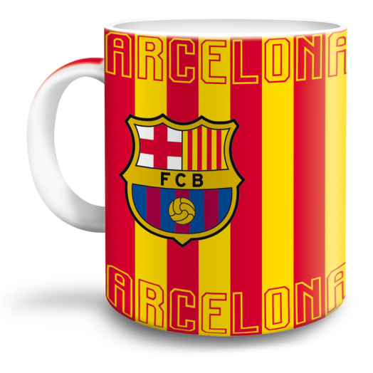 Barcelona porcelán bögre