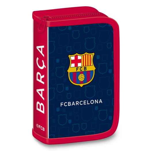 Barcelona tolltartó írószerekkel feltöltött