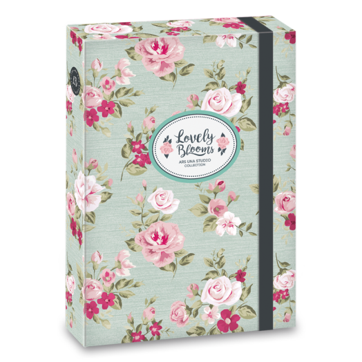Vintage rose füzetbox A/5