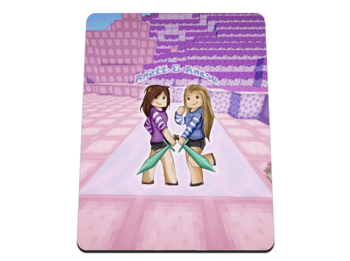 Anett & Ancsa Minecraft egérpad (Kiegészítők/Relikviák)