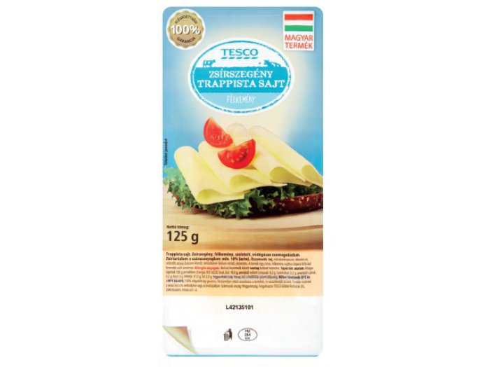 Tesco szeletelt sajt