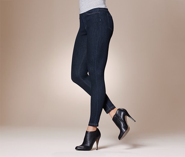 Női farmer leggings, kék