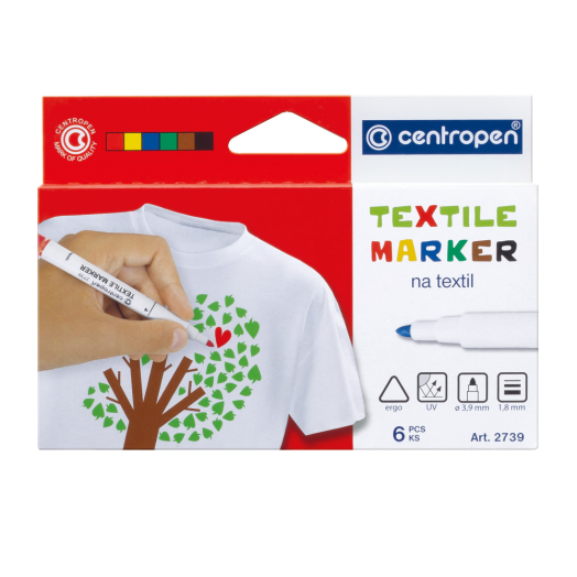 Centropen textilfilc 6 db-os készlet