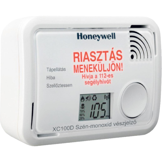 HONEYWELL CO ÉRZÉKELŐ, LCD KIJELZŐVEL LÍTHIUM AKKUVAL IP44 3V