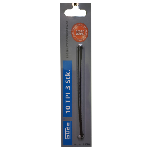 DEKOPÍRFŰRÉSZLAP GDS16 LOMBFŰRÉSZGÉPHEZ, 132MM, 10FOGAS, 3DB/CSOMAG