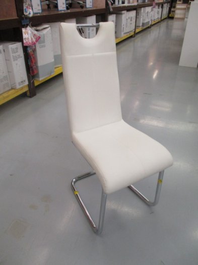 LARA SZÉK FEHÉR MŰBŐR KÁRPITTAL Outlet