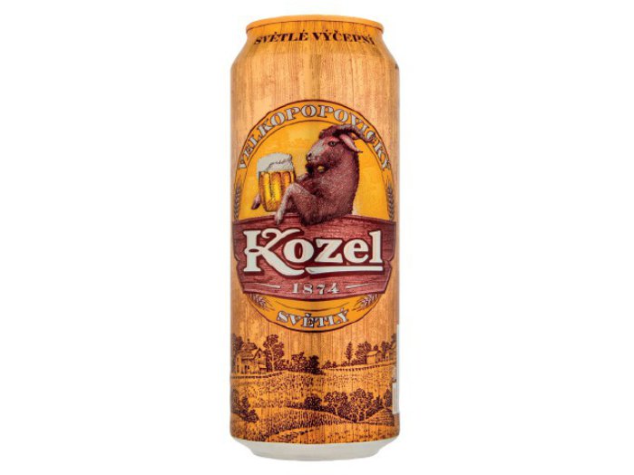Kozel dobozos világos sör