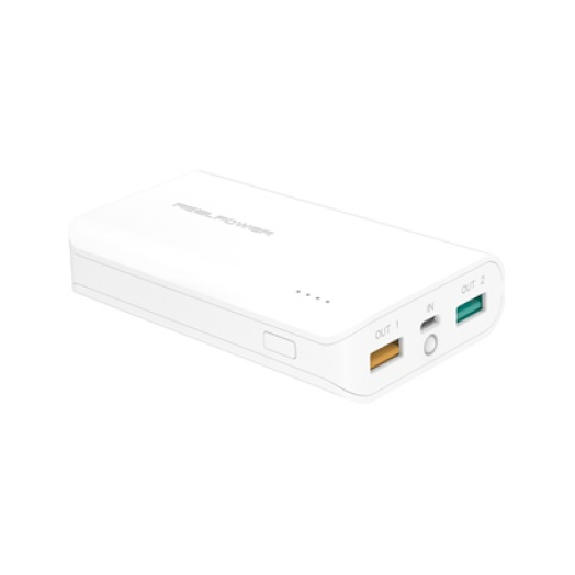 RealPower PB-6k 6000mAh fehér akkubank