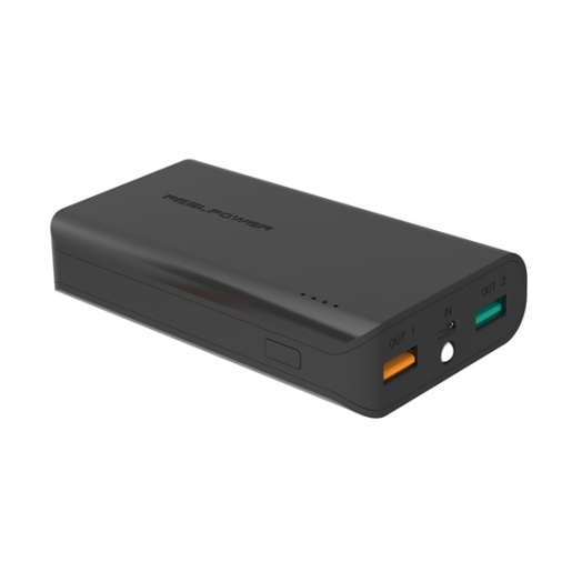 RealPower PB-6k 6000mAh fekete