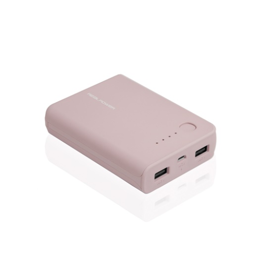RealPower PB-10k 10000mAh rose akkubank