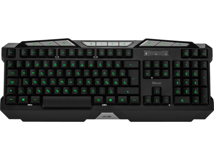 19473 GXT 280 világító gamer billentyűzet