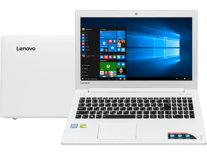 IdeaPad 510 fehér notebook 80SV00L2HV (15,6" Full HD/Core i7/4GB/500GB/GT940MX 2GB VGA/Windows 10)