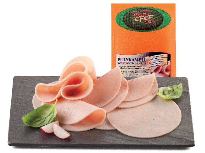 Efef pulyka- vagy csirkemellszendvics csemege