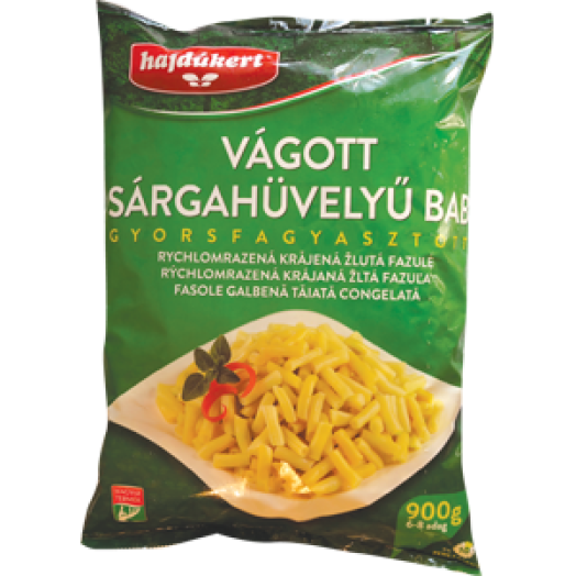 Extra zsenge zöldborsó vagy vágott sárgahüvelyű bab 410 Ft/kg