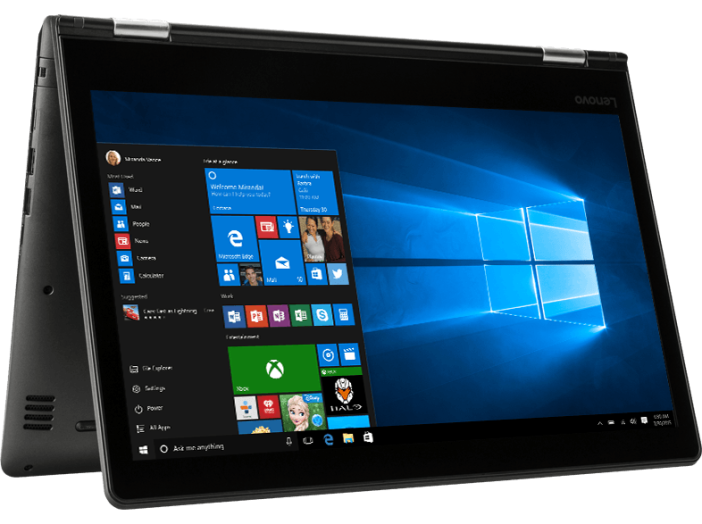 IdeaPad Yoga 510 2in1 eszköz 80VB0094HV (14"FullHD IPS touch/Core i7/8GB/1TB/R5 M430 2GB/Windows 10)