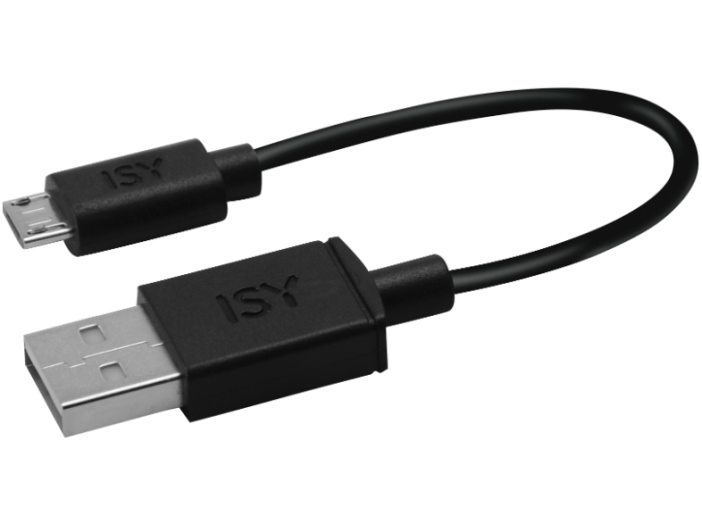 IUC1002 USB-MICROUSB KÁBEL, FEKETE