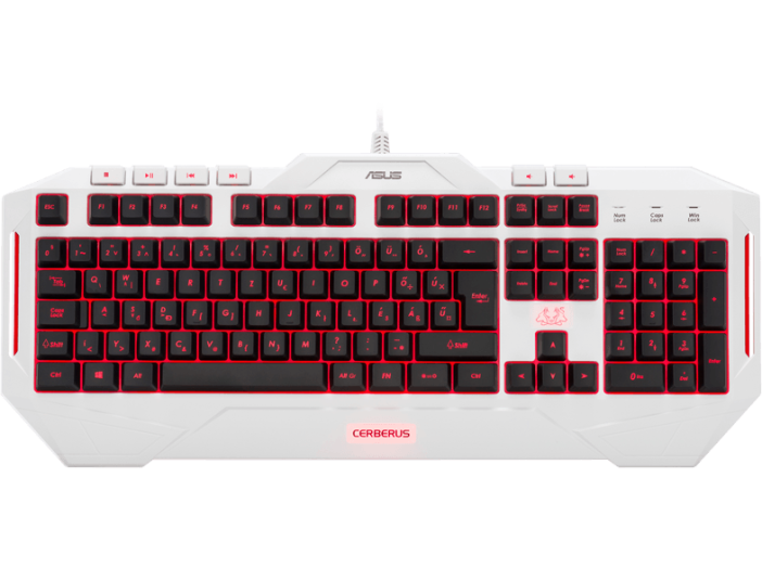 Cerberus Arctic vízálló magyar gamer billentyűzet