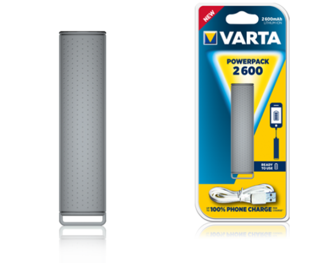 VARTA Powerpack 2600mAh szürke akkubank